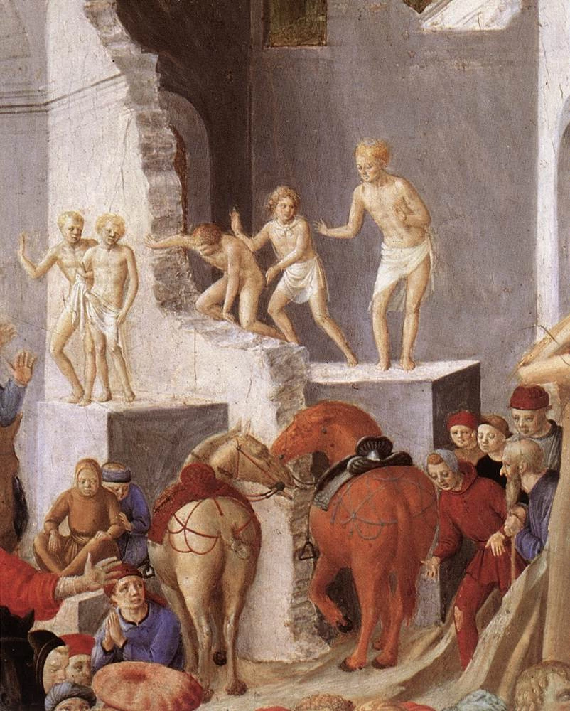 Adorazione dei Magi - National Gallery of Art, Washington, dettaglio